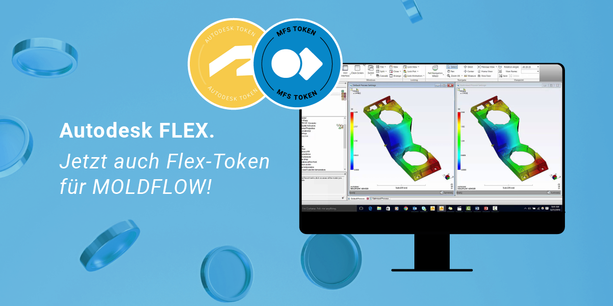Autodesk Token und MFS Flex Plus Token - Autodesk Flex, jetzt auch Flex-Token für Moldflow und Fusion 360 verfügbar